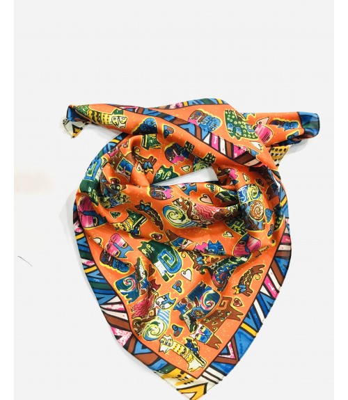 Φουλάρι Τετράγωνο Λαιμού Animals 