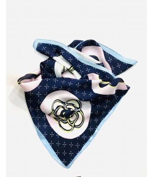 Φουλάρι Τετράγωνο Λαιμού Blue 