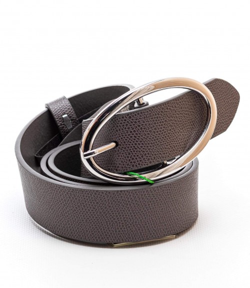 Ζώνη Verde με Ασημένια Τόκα Ανάγλυφη