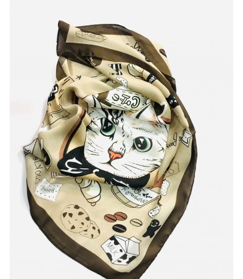 Φουλάρι Τετράγωνο Λαιμού Verde Cuts 