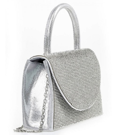 Τσαντάκι Verde Silver Sparkles 