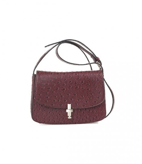 Τσαντάκι Verde Crossbody Burgundy Design 