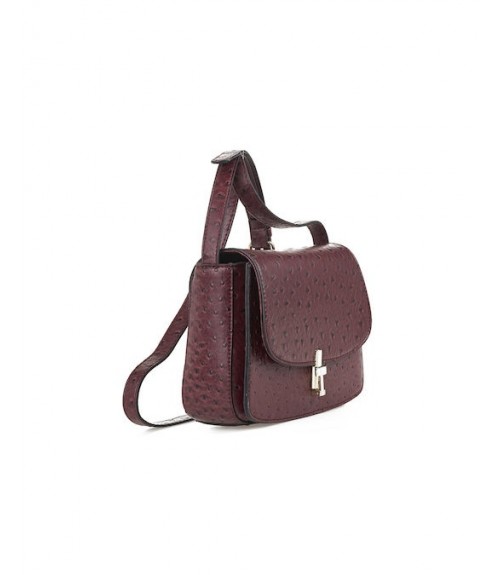 Τσαντάκι Verde Crossbody Burgundy Design 