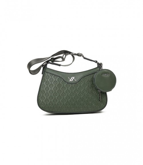 Τσαντάκι Verde Χιαστί με Έξτρα Πορτοφόλι 