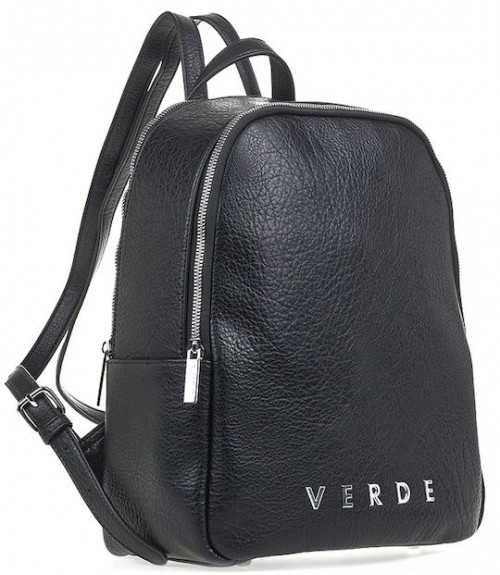Τσάντα Πλάτης Verde Μονόχρωμη Δίχωρη 