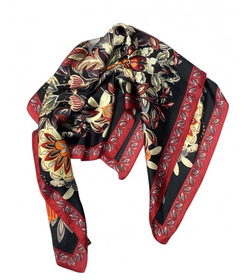 Μαντήλι Τετράγωνο Λαιμού Flowers 