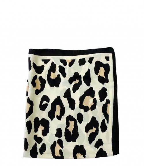 Μαντήλι Λαιμού Τετράγωνο Verde Beige 