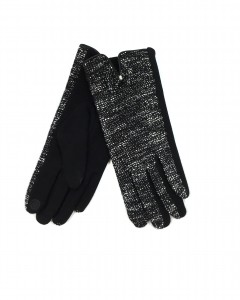 Γάντια Tweed Black