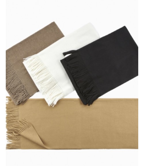 Κασκόλ Verde Μονόχρωμο με Κρόσσια 