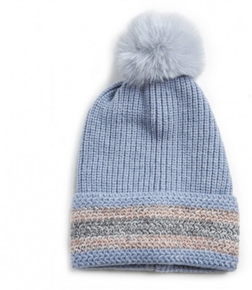 Σκουφί Verde Πλεκτό με Σχέδιο 