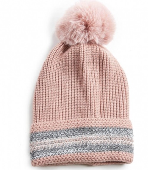 Σκουφί Verde Πλεκτό με Σχέδιο 