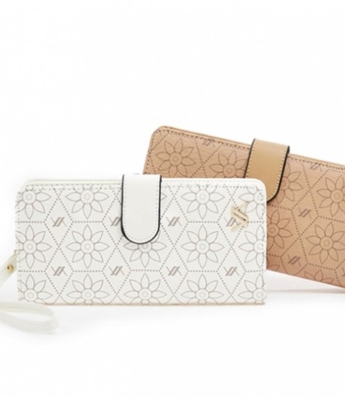 Πορτοφόλι Verde Διπλό Flowers