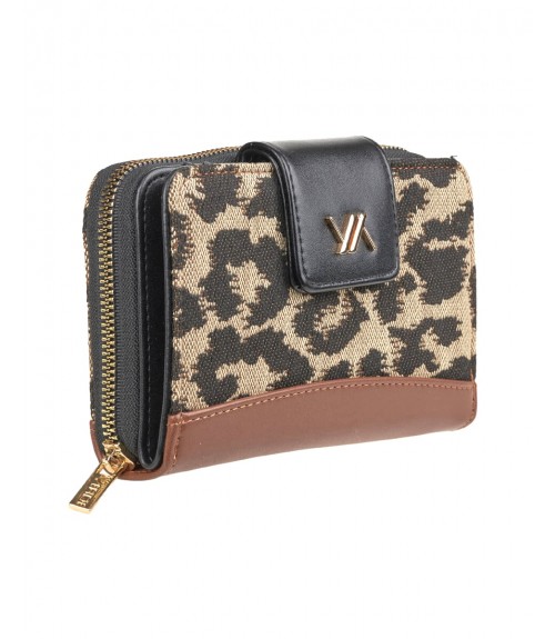 Πορτοφόλι Verde Διπλό Animal Print 