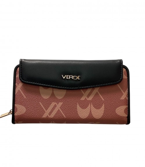 Πορτοφόλι Verde Διπλό Μεγάλο Dusty Pink