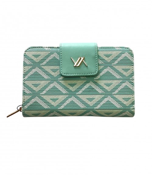 Πορτοφόλι Verde Διπλό Aqua