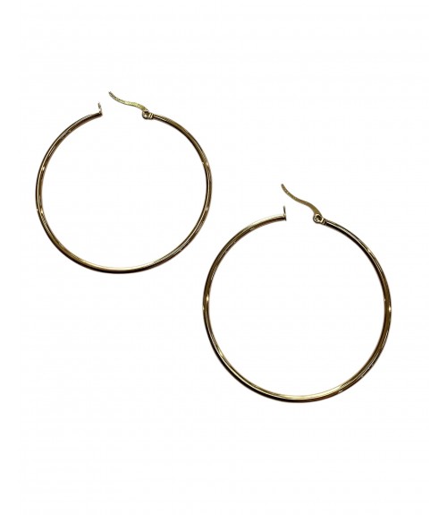 Σκουλαρίκια Ατσάλι Κρίκοι Basic 