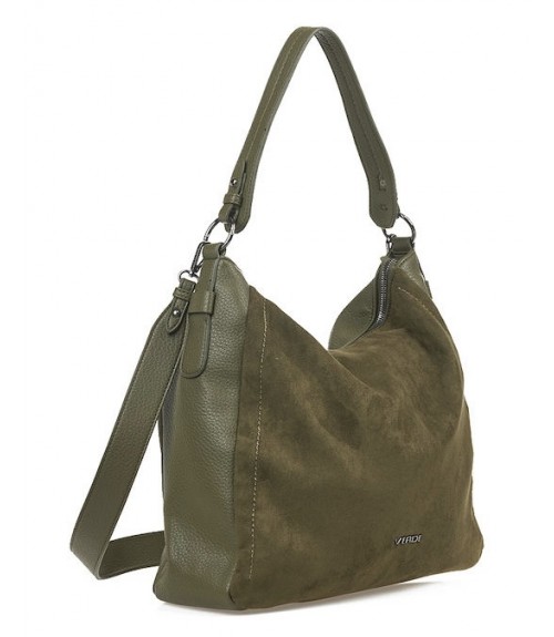 Τσάντα Verde Suede Khaki