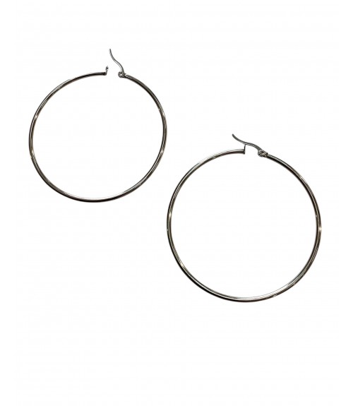 Σκουλαρίκια Ατσάλι Κρίκοι Basic 