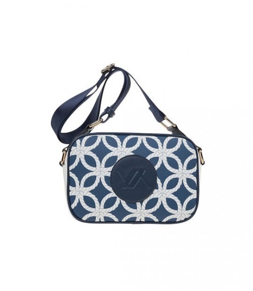Τσαντάκι Verde Χιαστί Blue White
