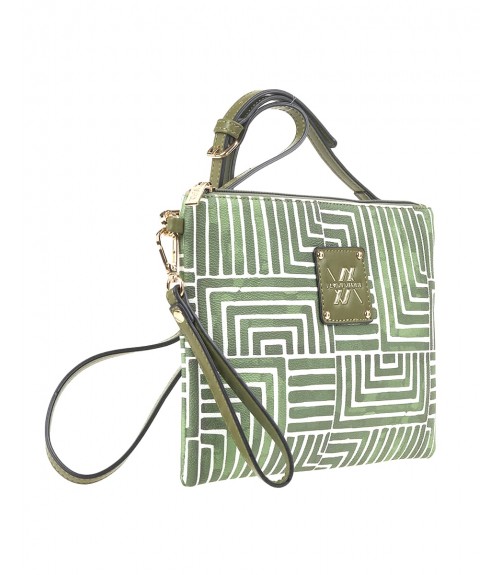 Τσαντάκι Verde Χιαστί Green Stripes