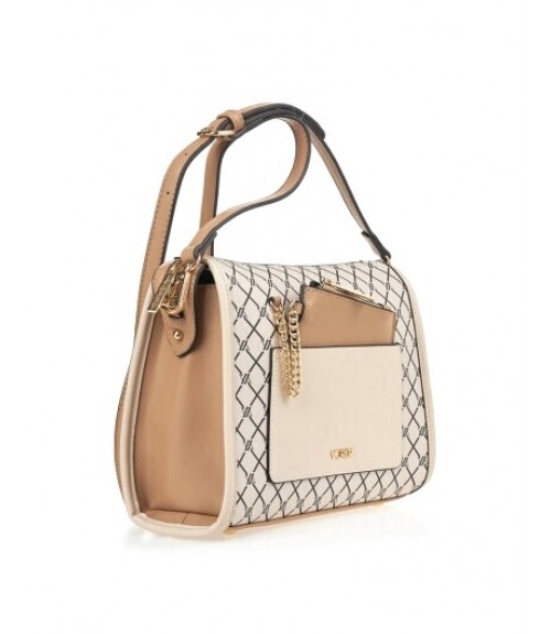 Τσαντάκι Verde Χιαστί Casual Beige 