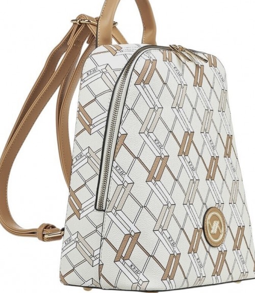 Τσάντα Πλάτης Verde Logotype Beige 