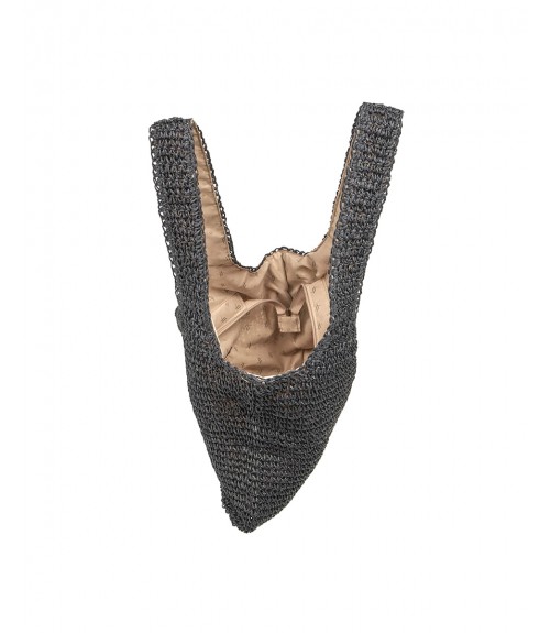 Τσάντα Verde Handmade Πλεκτή Ψάθινη 