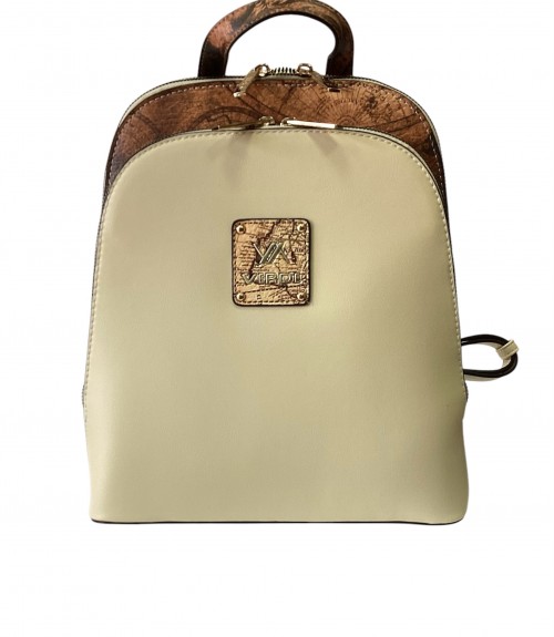 Τσάντα Πλάτης Verde Ivory Details Map