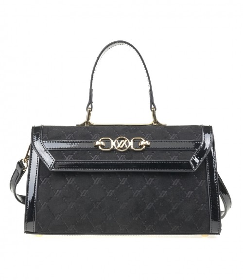 Τσαντάκι Verde Suede Glossier Details 