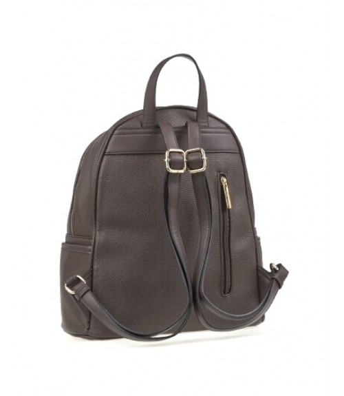 Τσάντα Πλάτης Verde Coffee Capitone Details 