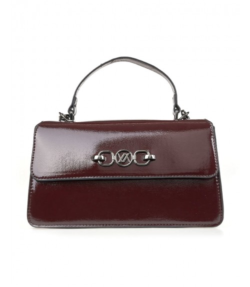 Τσάντα Verde Λουστρίνι Burgundy 