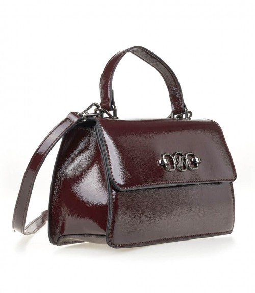 Τσάντα Verde Λουστρίνι Burgundy 