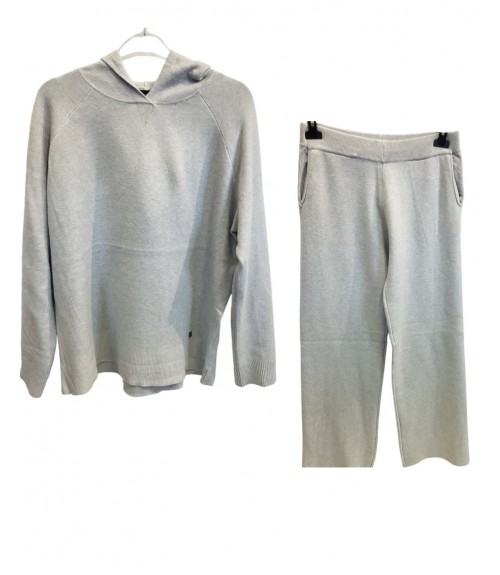 Σέτ Πλεκτό Παντελόνι με Μπλούζα Grey Soft