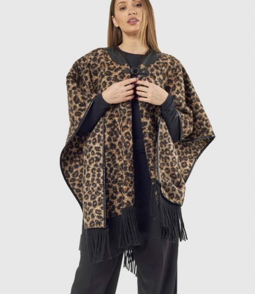 Κάπα Verde Animal Print Camel