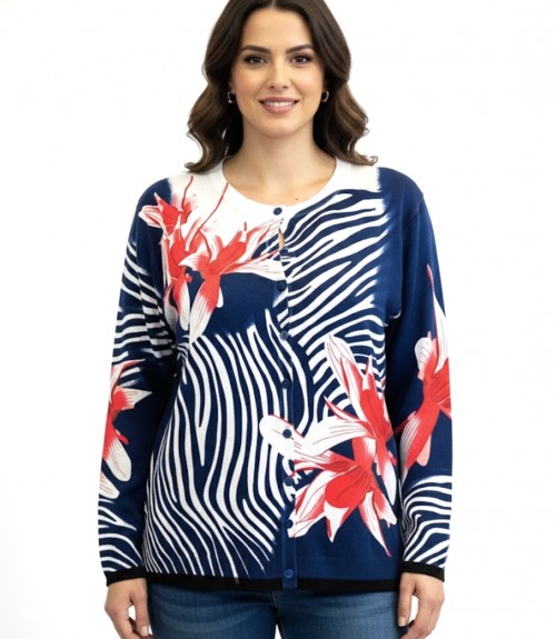 Ζακέτα Blue Flowers 