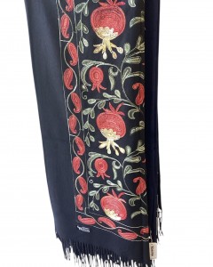 Πασμίνα Cashmere Flowers Red