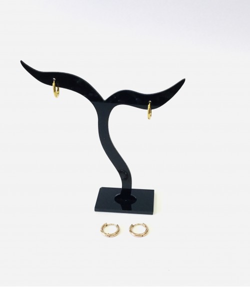 Σκουλαρίκια Ατσάλι Mini Κρίκοι 