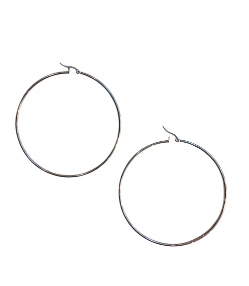 Σκουλαρίκια Ατσάλι Κρίκοι Μεγάλοι Basic
