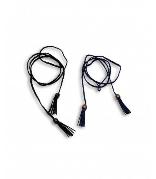 Ζώνη Πλεκτή Λεπτή με Φουντάκια