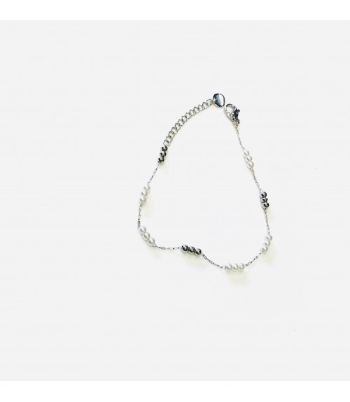 Βραχιόλι Ατσάλι Αλυσίδα Little Pearls