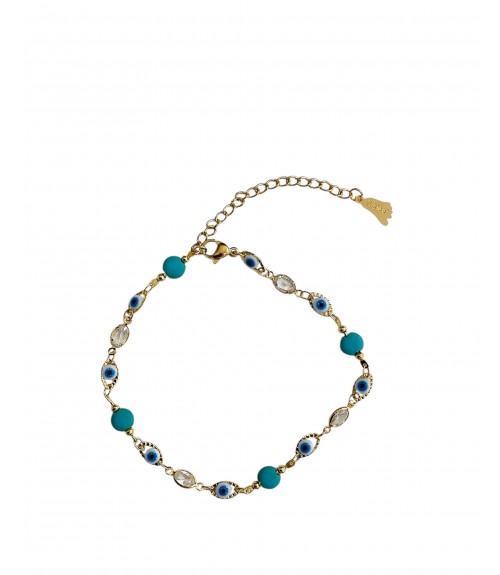 Βραχιόλι Ποδιού Ατσάλι Eyes